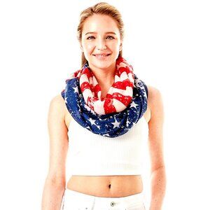 Tigerstars American Flag Infinity Scarf